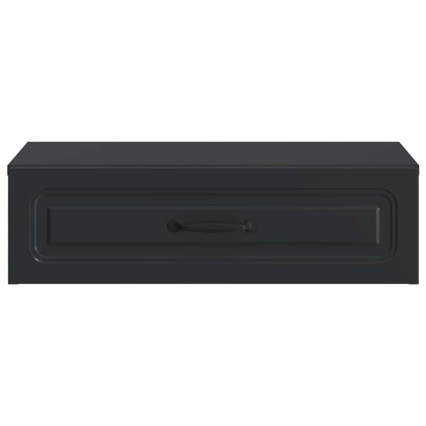 Wandmontierter Beistelltisch Schwarz 59 x 34,5 x 17 cm