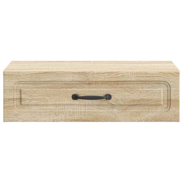 Wandmontierter Beistelltisch Sonoma-Eiche 59 x 34,5 x 17 cm