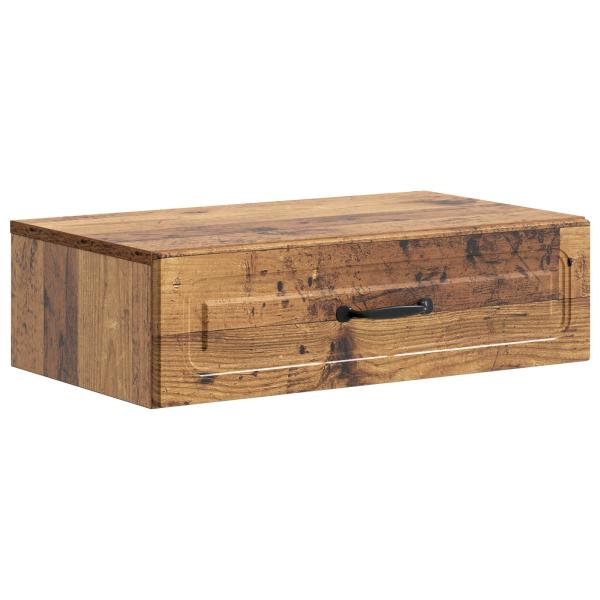 Wandmontierter Beistelltisch Altholz 59 x 34,5 x 17 cm