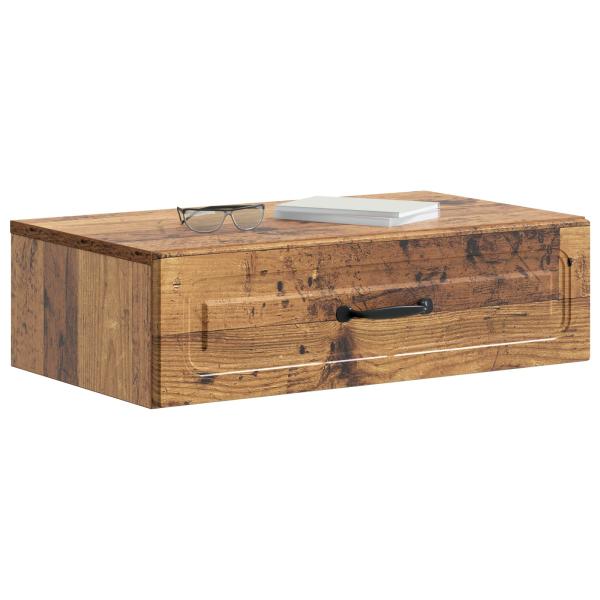 Wandmontierter Beistelltisch Altholz 59 x 34,5 x 17 cm