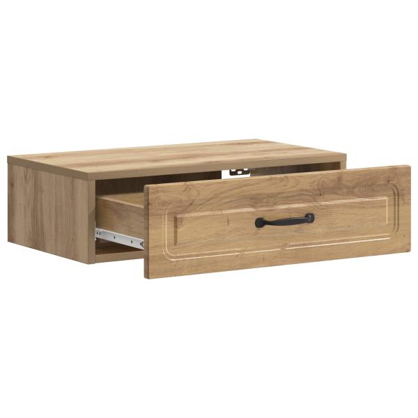 Wandmontierter Beistelltisch 59 x 34,5 x 17 cm Holzwerkstoff