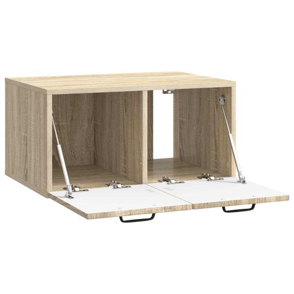 Wandmontierter TV-Schrank Sonoma-Eiche 59,5 x 41 x 30 cm