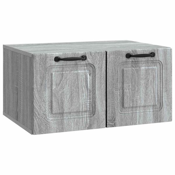 Wandmontierter TV-Schrank Graues Sonoma 59,5 x 41 x 30 cm