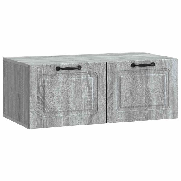 Wandmontierter TV-Schrank Graues Sonoma 78,5 x 41 x 30 cm