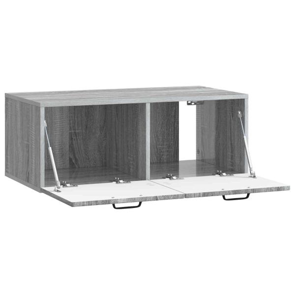 Wandmontierter TV-Schrank Graues Sonoma 78,5 x 41 x 30 cm