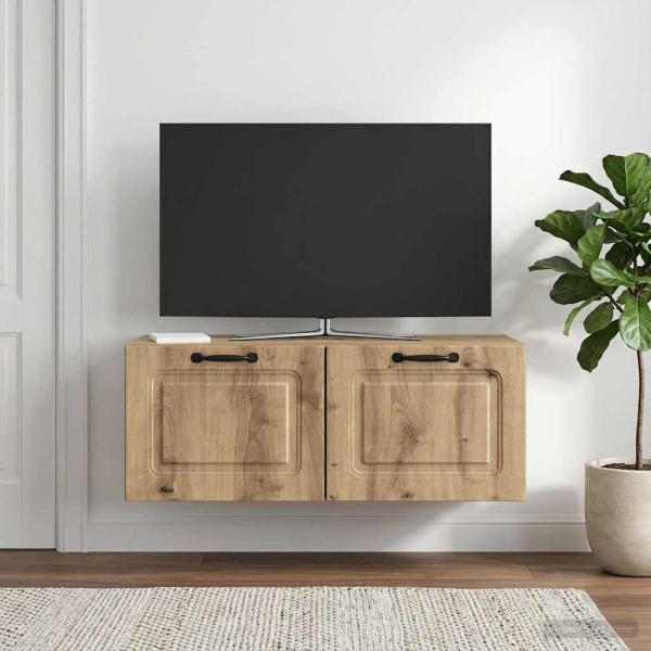 Wandmontierter TV-Schrank 78,5 x 41 x 30 cm Artisan-Eiche