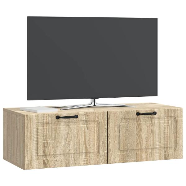 Wandmontierter TV-Schrank Sonoma-Eiche 98 x 41 x 30 cm