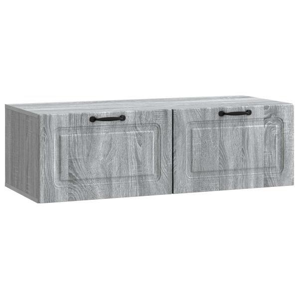 Wandmontierter TV-Schrank Graues Sonoma 98 x 41 x 30 cm