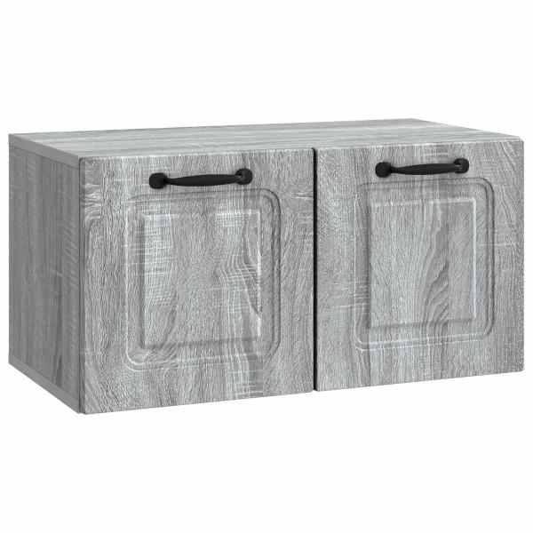 Wandmontierter TV-Schrank Graues Sonoma 59,5 x 31 x 30 cm