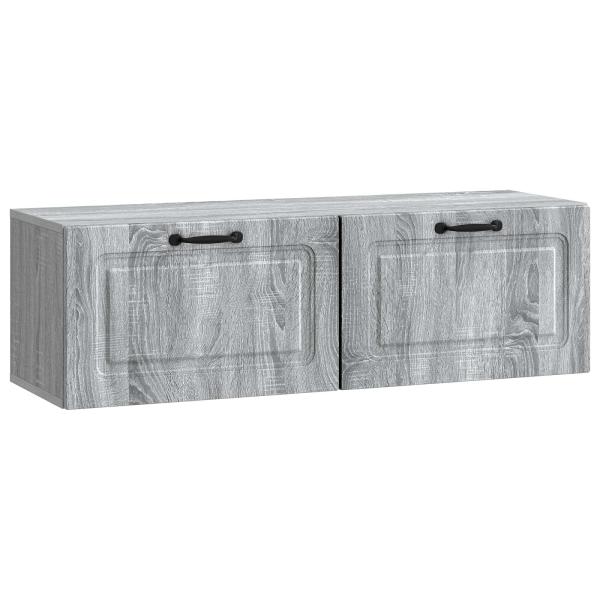 Wandmontierter TV-Schrank Graues Sonoma 98 x 31 x 30 cm