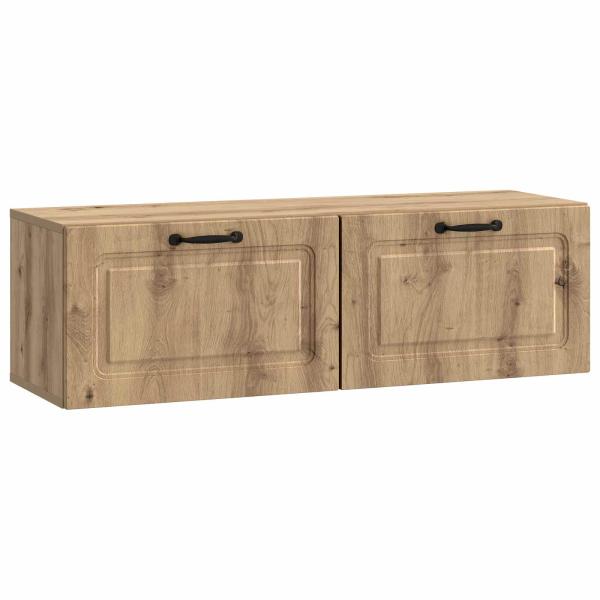 Wandmontierter TV-Schrank 98 x 31 x 30 cm Artisan-Eiche