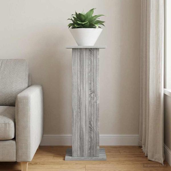 ARDEBO.de - Pflanzenständer Graues Sonoma 30,5 x 30 x 80,5 cm Holzwerkstoff