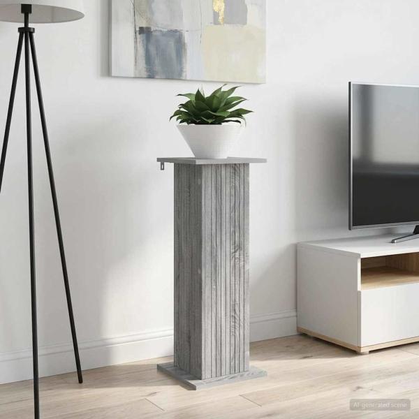 Pflanzenständer 2 stk. Graues Sonoma 30,5 x 30 x 80,5 cm