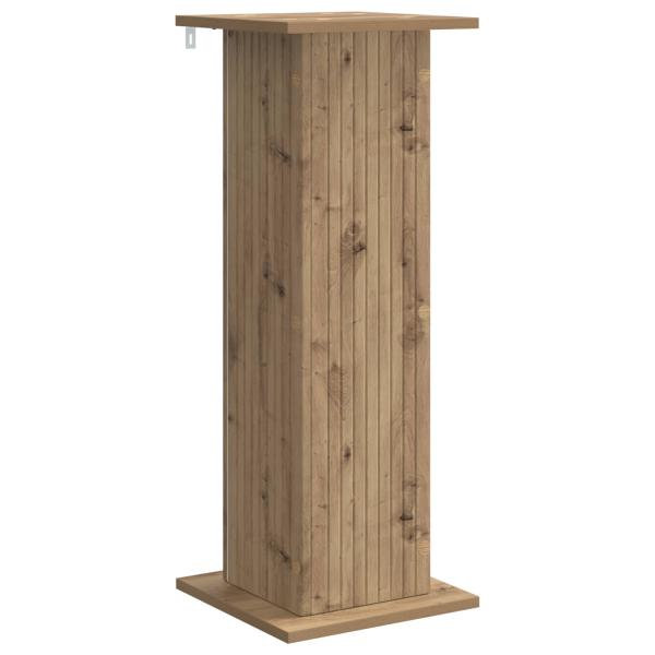 Pflanzenständer Artisan-Eiche 30,5 x 30 x 80,5 cm Holzwerkstoff
