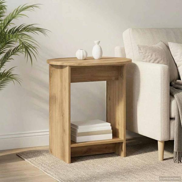 ARDEBO.de - Beistelltisch Artisan-Eiche 50 x 39,5 x 55 cm Holzwerkstoff