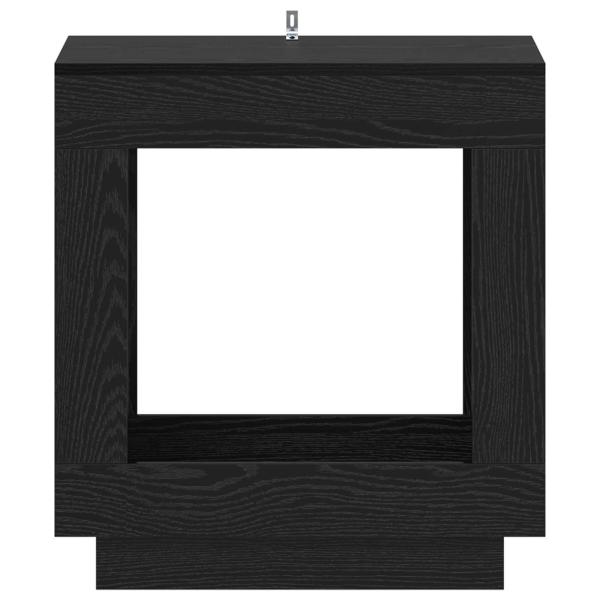 Beistelltisch Schwarze Eiche 60 x 40 x 65 cm Holzwerkstoff