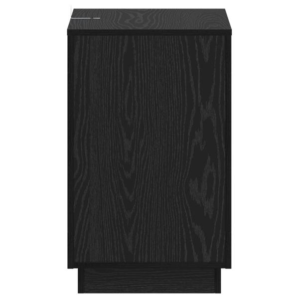 Beistelltisch Schwarze Eiche 60 x 40 x 65 cm Holzwerkstoff