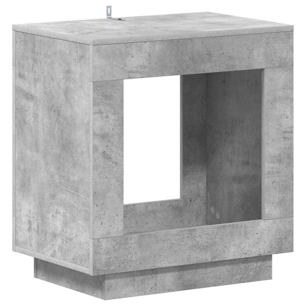Beistelltisch Betongrau 60 x 40 x 65 cm Holzwerkstoff