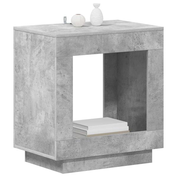 Beistelltisch Betongrau 60 x 40 x 65 cm Holzwerkstoff
