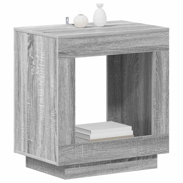 Beistelltisch Graues Sonoma 60 x 40 x 65 cm Holzwerkstoff