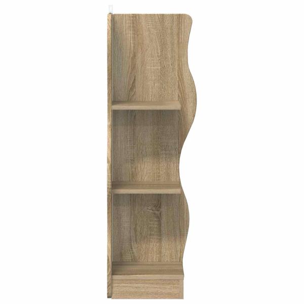 Eckregal Sonoma-Eiche 34 x 33 x 102 cm Holzwerkstoff