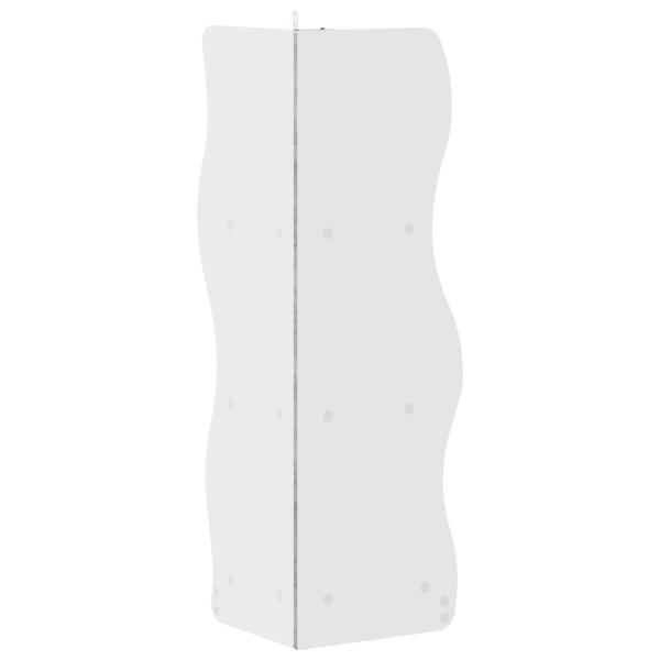 Eckregal Betongrau 34 x 33 x 102 cm Holzwerkstoff