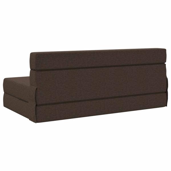 Klappsofa Bett Taupe 152 x 86,5 x 60 cm Stoff