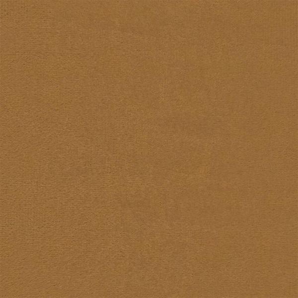 Sessel mit Hocker Braun 60 cm Samt