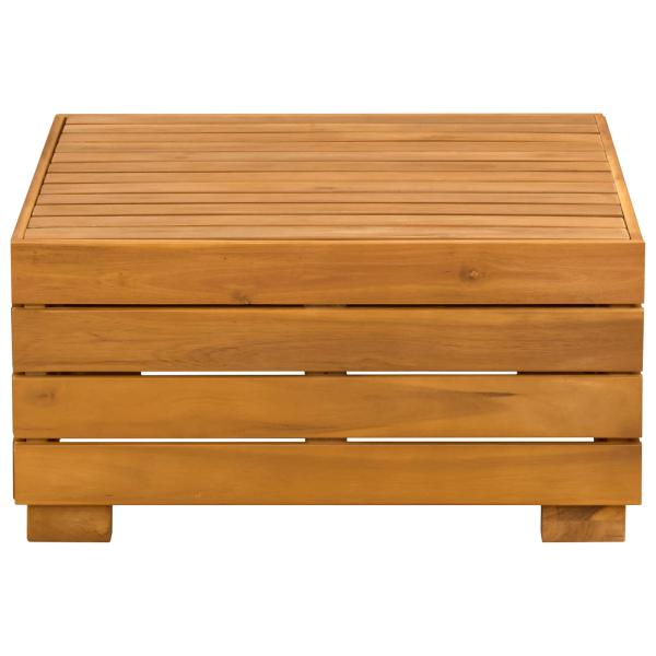 Garten-Beistelltisch Massivholz Akazie Braun 60 x 60 x 30 cm