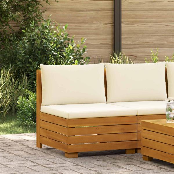 ARDEBO.de - Garten Mittelssofa Massivholz Akazie Braun