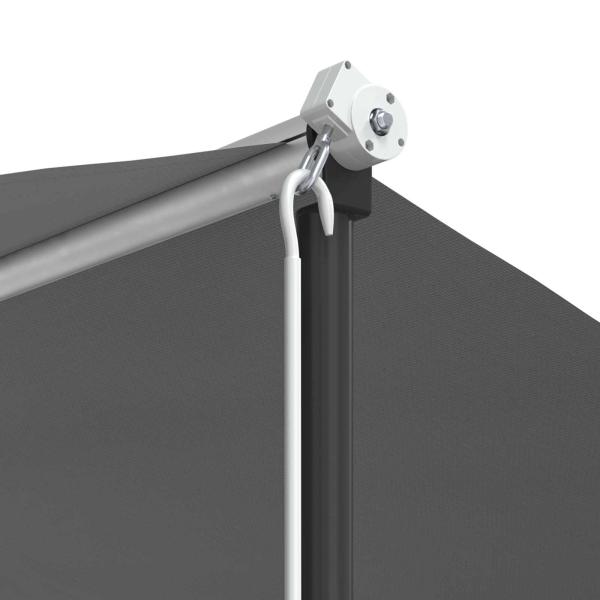 Freistehende Markise Grau 6 x 3 m Polyester