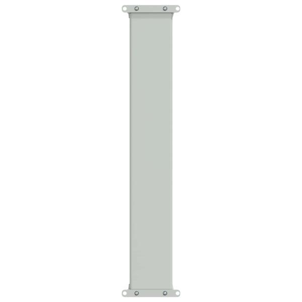 Seitenmarkise 80 x 300 cm 100% Polyester Eisen Stahl Rechteckig