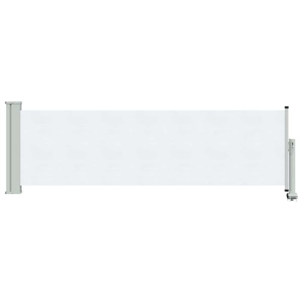 Seitenmarkise 100 x 300 cm 100% Polyester Eisen Stahl