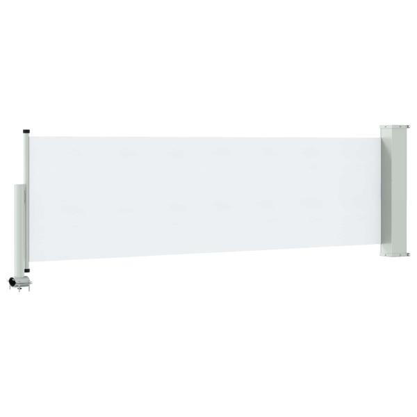 Seitenmarkise 100 x 300 cm 100% Polyester Eisen Stahl