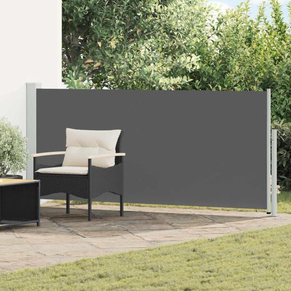 ARDEBO.de - Ausziehbare Seitenmarkise 120 x 300 cm Polyester Rechteckig