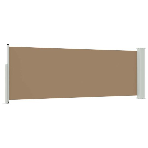 Ausziehbare Seitenmarkise 500 x 100 cm Polyester Rechteckig
