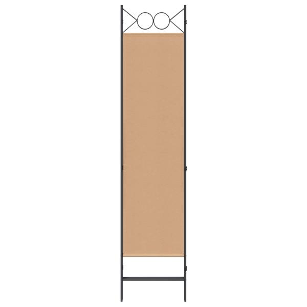 3-teiliger Raumteiler Beige 120 x 180 cm Stoff