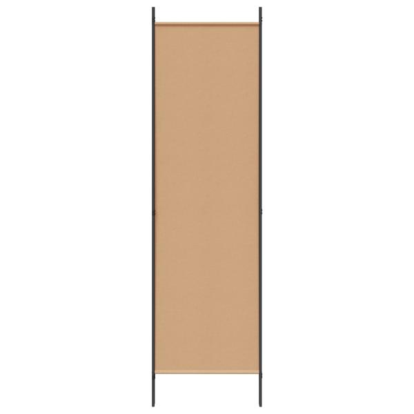 3-teiliger Raumteiler Beige 150 x 180 cm Stoff