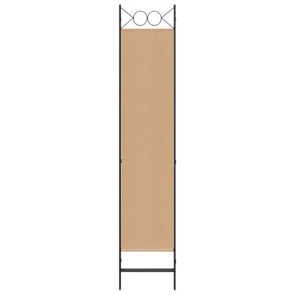 3-teiliger Raumteiler Beige 120 x 200 cm Stoff