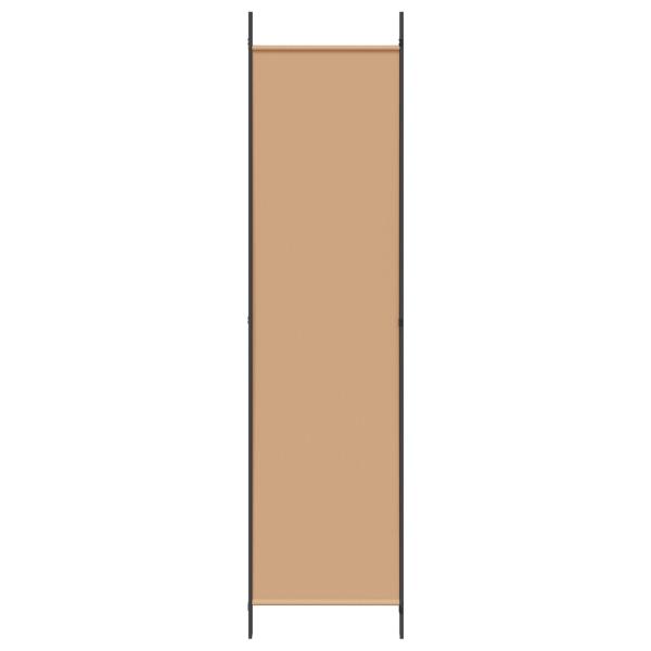 3-teiliger Raumteiler Beige 150 x 200 cm Stoff