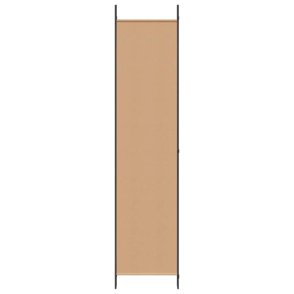 4-teiliger Raumteiler Beige 200 x 220 cm Stoff