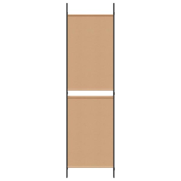 3-teiliger Raumteiler Beige 150 x 180 cm Stoff
