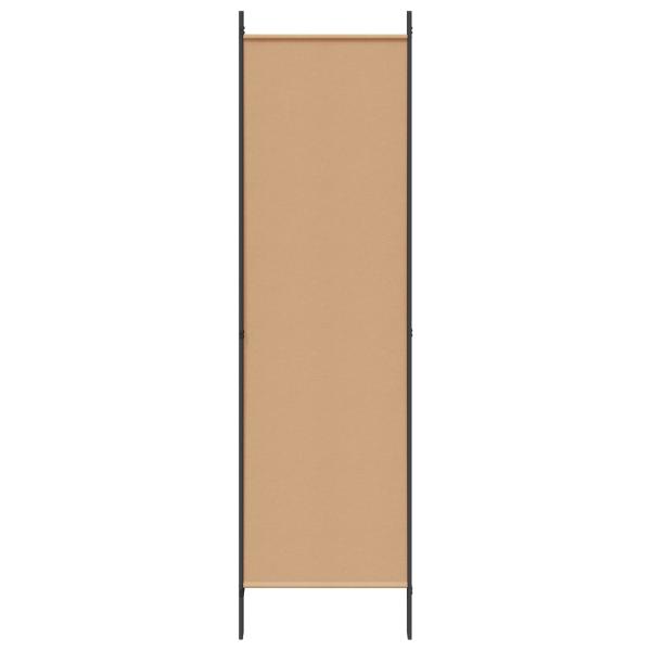 4-teiliger Raumteiler Beige 200 x 200 cm Stoff