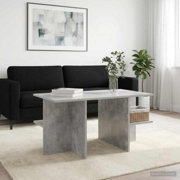 Couchtisch Betongrau 87 x 50 x 45 cm Holzwerkstoff