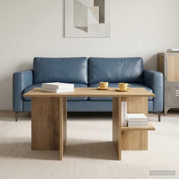 ARDEBO.de - Couchtisch Artisan-Eiche 87 x 50 x 45 cm Holzwerkstoff