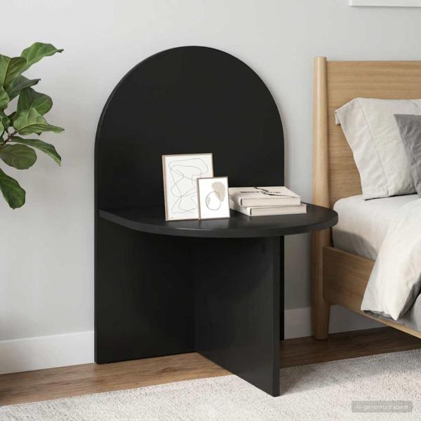 ARDEBO.de - Nachttisch 2 stk. Schwarze Eiche 48 x 49 x 65 cm Holzwerkstoff