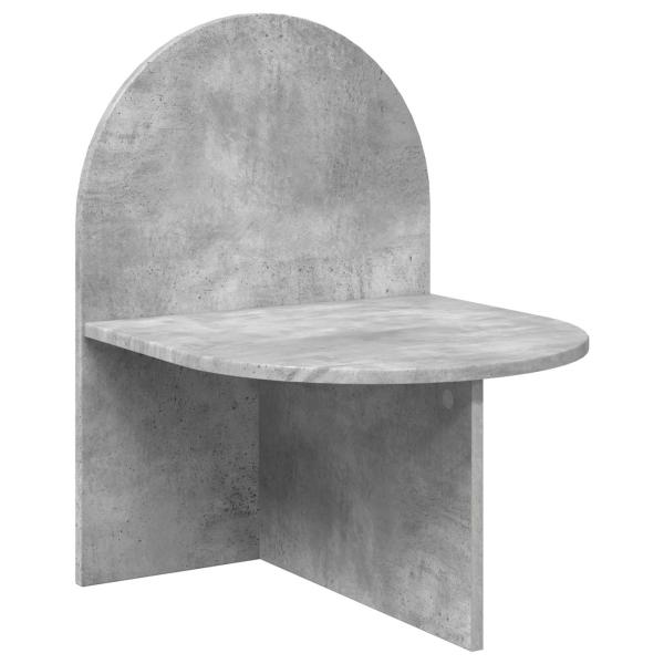 Nachttisch 2 stk. Betongrau 48 x 49 x 65 cm Holzwerkstoff