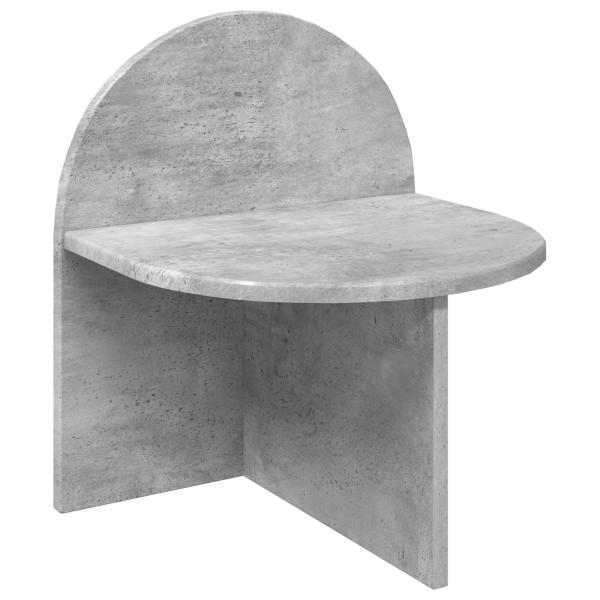 Nachttisch Betongrau 40 x 35,5 x 45,5 cm Holzwerkstoff