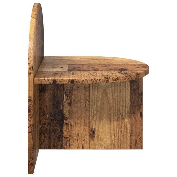 Nachttisch Altholz 40 x 35,5 x 45,5 cm Holzwerkstoff
