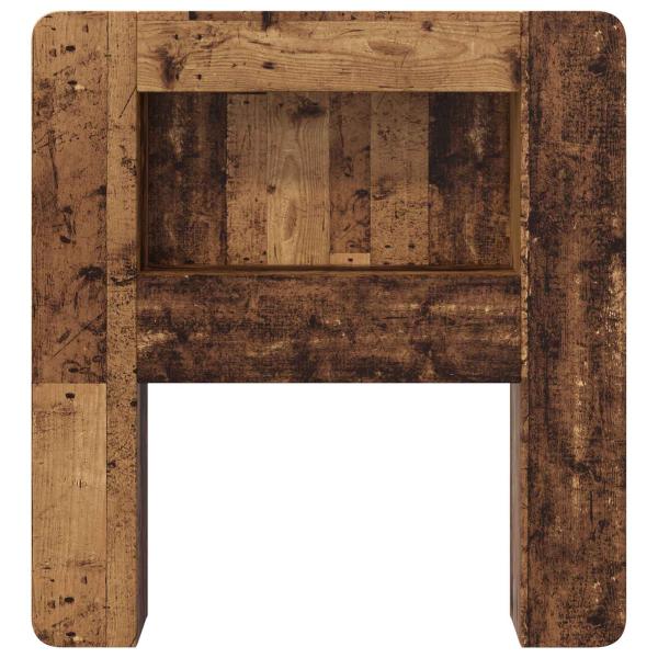 Kopfteil-Schrank mit Speicher Altholz Holzwerkstoff